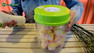 How to use the fresh world vacuum container