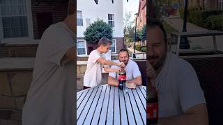 Trying To Get Something To Drink Outside