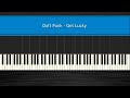 Daft Punk - Get Lucky - Piano Tutorial - Synthesia
