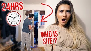 I Spent The Night In My Boyfriends House He Had No Idea 24 Hour Challenge I Spent The Night In My Boyfriends House He Had No Idea 24 Hour Challenge