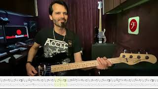 Accept - 08 The Best Is Yet To Come - Bass Play Along Video By Martin Motnik