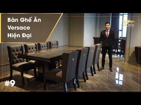 Giới Thiệu 2 Bộ Bàn Ghế Ăn Versace Kiểu Hiện Đại Cực Đẹp
