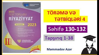 Funksiyanın Böhran Nöqtəsi.funksiyanın Artma Və Azalma Aralıqları.riyaziyyat Test Toplusu 2023