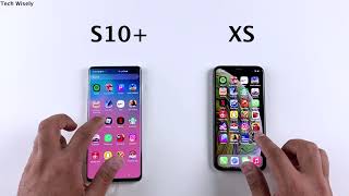 Samsung S10 Plus Vs Iphone Xs Speed Test & Ram Management
