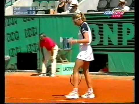 Steffi グラフ vs Carlsson 1999 6 of 8