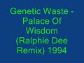 Genetic Waste - Palace Of Wisdom (Ralphie Dee Mix) 1994