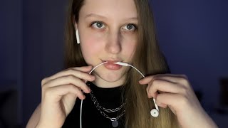 Lofi Asmr W Apple Mic Mouth Sounds, Nibbling Асмр Звуки Рта На Микро От Наушников