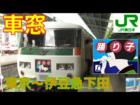 185系特急踊り子HD車窓　東京～伊豆急下田4／5