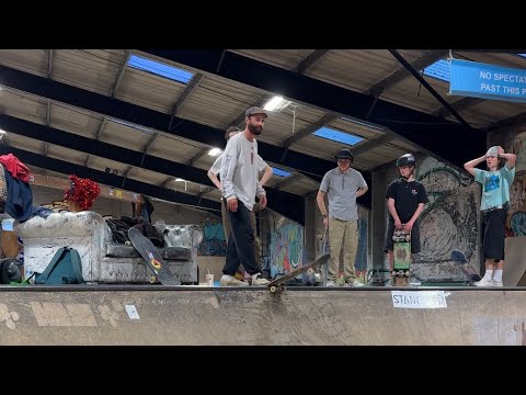 Alex Hallford and friends at Flo Skatepark Nottingham