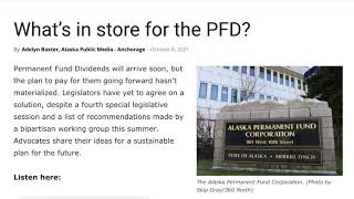 Talk of Alaska: What's in Store for the PFD (10.12.2021)