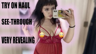 VERY REVEALING | See-Through/Transparent Lingerie Try On Haul