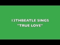 TRUE LOVE-GEORGE HARRISON COVER