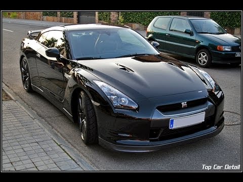 nissan gtr r35 black. Detallado Nissan GTR R35 Black