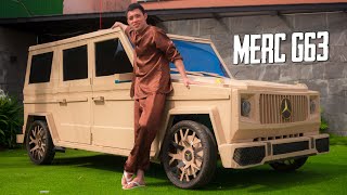 Homemade Mercedes G63 AMG from scrap and cardboard