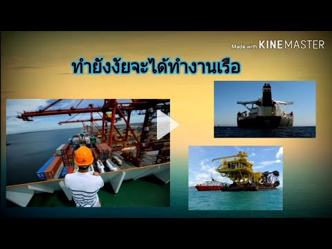 ทำยังงัยจะได้ทำงานเรือสินค้า? เรามีคำตอบมาชมกันเลย