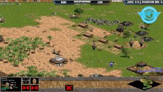 AOE ONLINE VIẾT TRUNG || SOLO || BIBI vs U98 21H NGÀY 21/03/2017