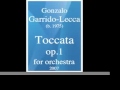 Gonzalo Garrido-Lecca (b. 1975) : « Toccata op. 1 », for orchestra (2007)