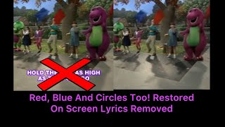 Barney And Friends S2E4 Red, Blue And Circles Too International Cut Restored Lost Media