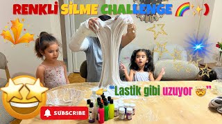 Renkli̇ Si̇lme Challenge Lastik Gibi Uzuyor