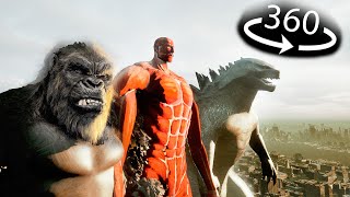 360° - Largest Monster Size Comparison Vr