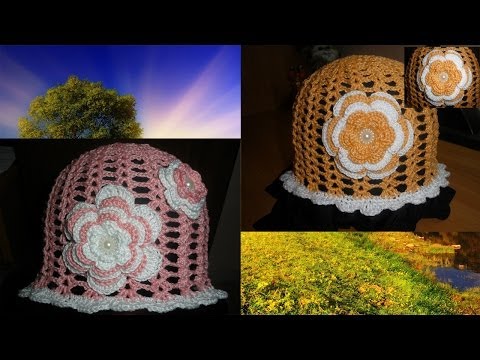 Вязание летней шапочки 45