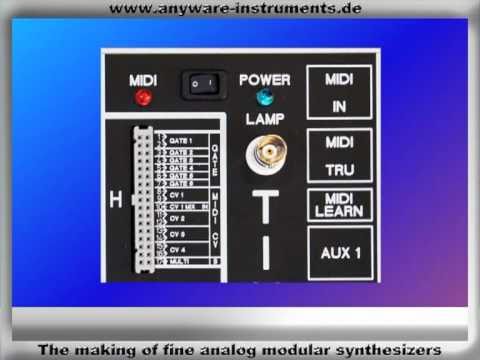 TINYSIZER analog modular synth system. One of the smallest modular synthesizer in the world!