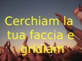 manda pioggia ancor - La tua unzione