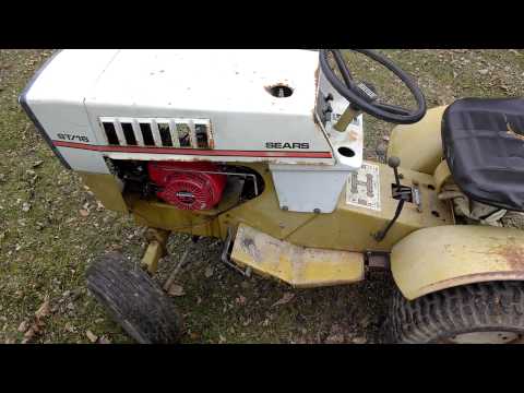 1973 sears st 16 with honda 5.5 temporary repower