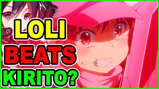 Pink Loli DEVIL BETTER than KIRITO? Sword Art Online GGO Spinoff Episode 2! SAO Season 3 Prequel