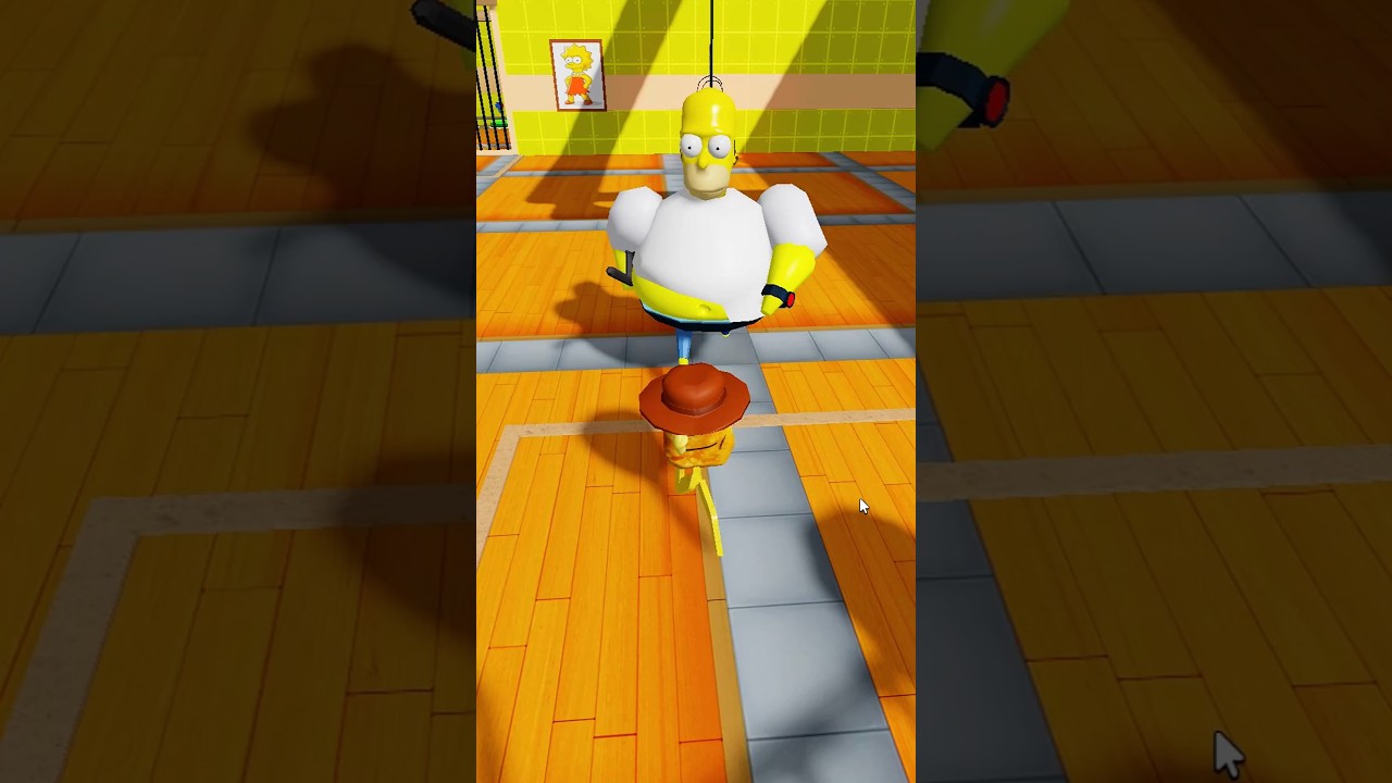 Omega Nugget escape Homer Barry’s Prison obby #roblox Omega Nugget escape Homer Barry’s Prison obby #roblox