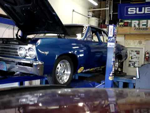 jim's small block'67 chevelle dyno tuning