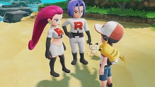 Pokemon Let's Go Pikachu - All Team Rocket Scenes (Jessie And James)