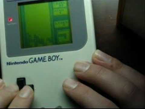 Gameboy Tetris - Level 9 Heart Height 5
