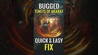 Diablo 4 - Bugged Tenets Of Akarat Quick And Easy Fix