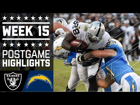 Raiders Vs Chargers Nfl Week 15 Game Highlights Raiders Vs Chargers Nfl Week 15 Game Highlights