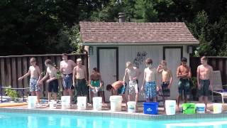 Jacob And Friends Doing The Als Ice Bucket Challenge