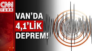 Vanda 4.1 Büyüklüğünde Deprem