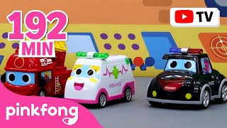 Tv For Kids Veo Veo Police Car Compilation 3 Hours Of Best Car Songs Pinkfong Car Story