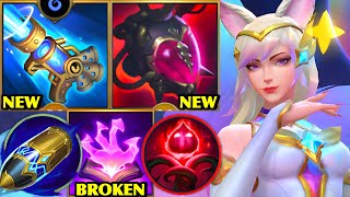 Wild Rift China Ahri Mid - New Malignance & Hextech Glp - 800 Ahri Build Runes - Challenger Rank