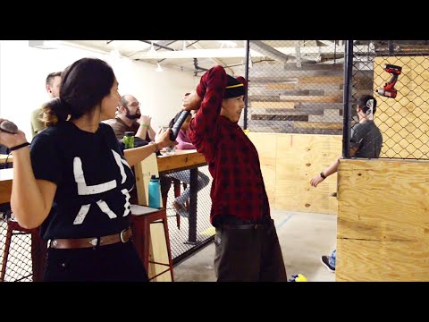 Axe Throwing w/ Louie Lopez to Celebrate his New Shoe