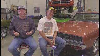 68 CHARGER R/T HE BOUGHT NEW AND PARKED IN THE 70'S IS BROUGHT BACK TO LIFE. TEARS OF JOY!