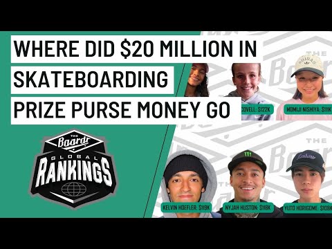 $20 Million Up in Stoke: The History of Prize Money in Skateboarding + a Global  Rankings Update