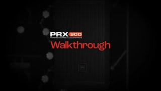 JBL Pro PRX900 Powered Portable PA Loudspeakers - Product Walkthrough