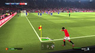Геймплей PES 2015 матч МЮ - Челси