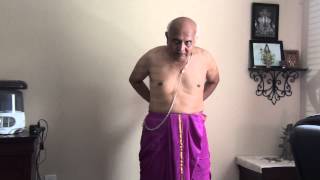 How To Wear Indian Pant Dhotar, Sohale - Part 1
