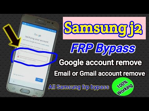 Samsung j2 Frp bypass /Google account remove, without Samsung j2 Frp bypass /Google account remove, without