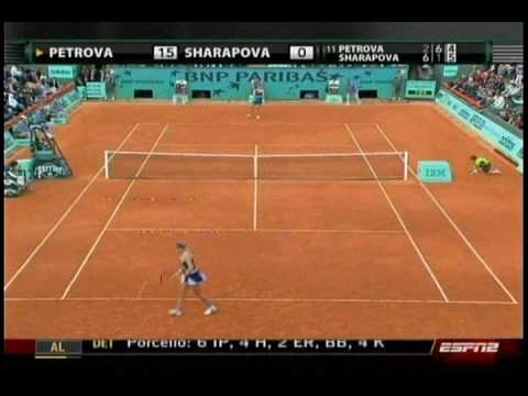マリア シャラポワ VS Nadia ペトロワ 12／13- 全仏オープン 2009-2nd Round