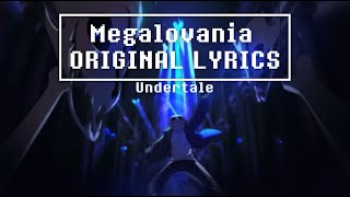 Megalovania With Lyrics ...Again - Undertale