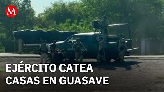 Fuerzas Federales Realizan Operativo De Vigilancia En Guasave, Sinaloa