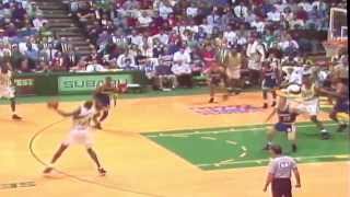 Shawn Kemp Dunks On Alton Lister